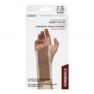 Formedica Wrist Splint Carpal Tunnel Left, S / M